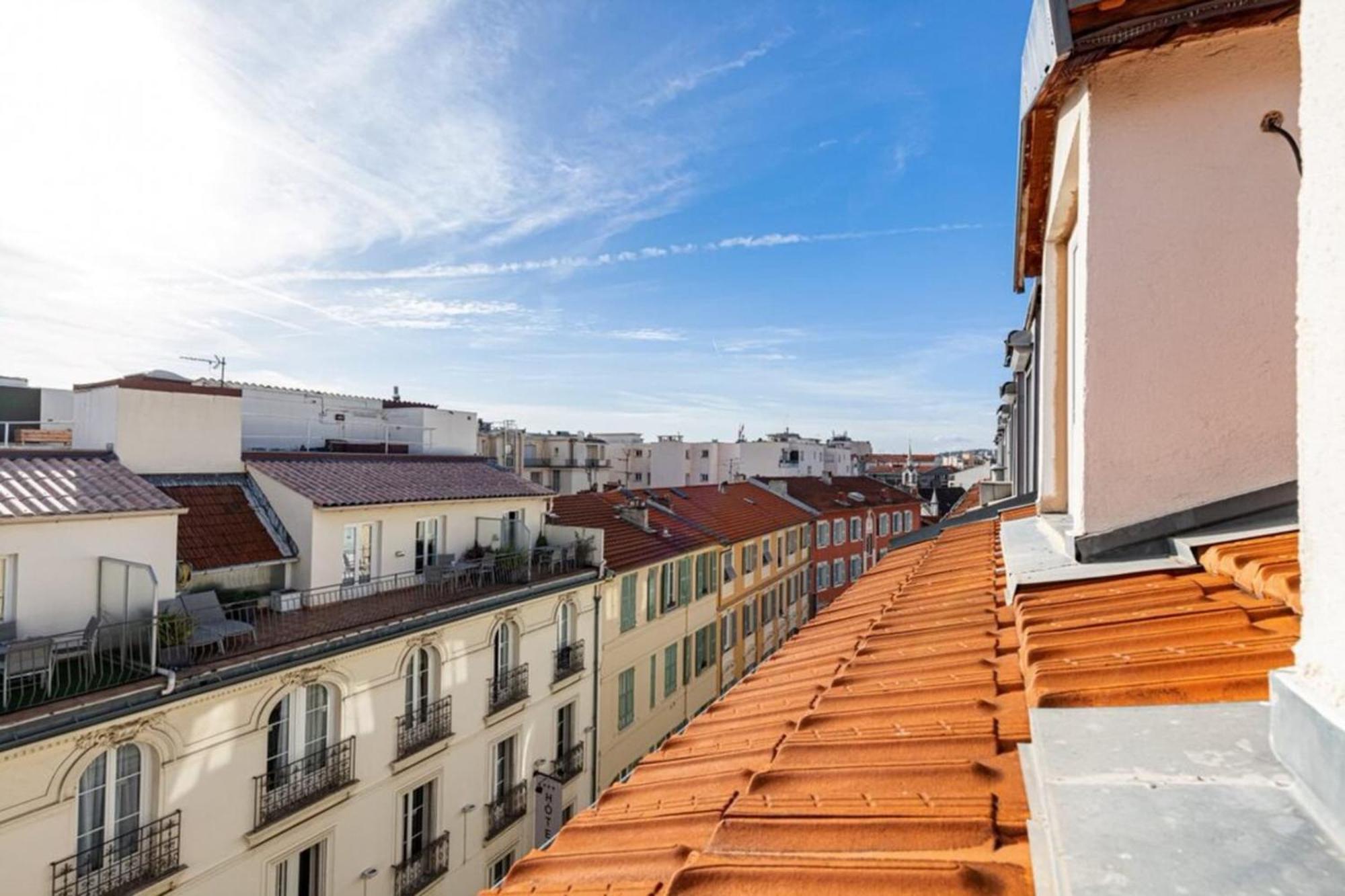 Deroulede - Superb Studio Suite W Ac Downtown Niza Exterior foto