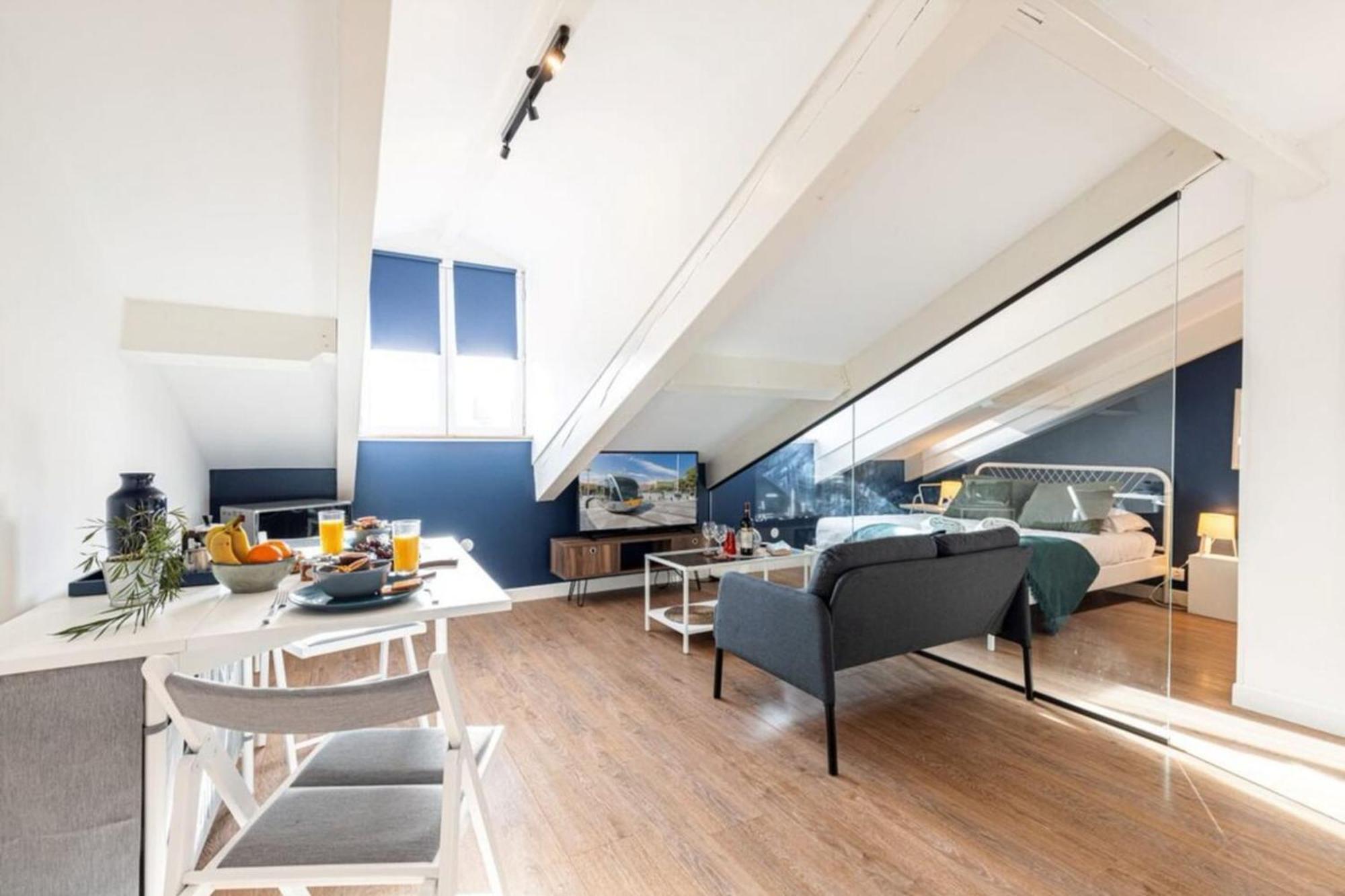 Deroulede - Superb Studio Suite W Ac Downtown Niza Exterior foto